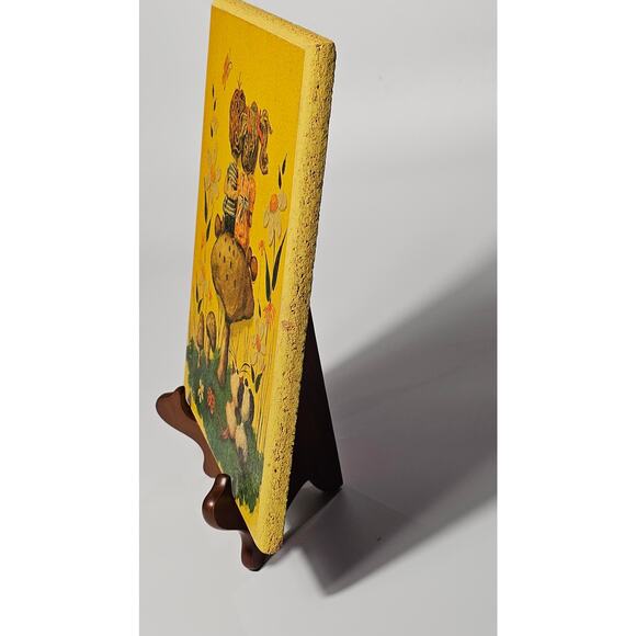 1970s vintage art print Mushies and Love by the artist Edna Vierra - Picture 10 of 10